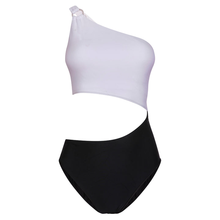 Coco pleats swimwear♡andmary black/white ANDMARY】Coco pleats swimwear